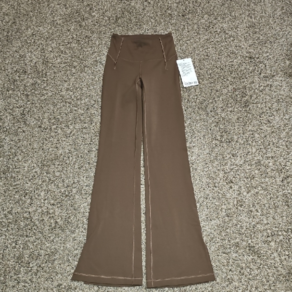 Lululemon Nwts Sz 2 Groove HR Split Hem Flare- NULU! JAVA!! 32.5 Inseam!!